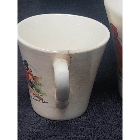 Vintage Sylvan Childs Nursery Rhyme Tea Set | Cup Tea Pot - Saucer Kids Play Set - Picture 16 of 16